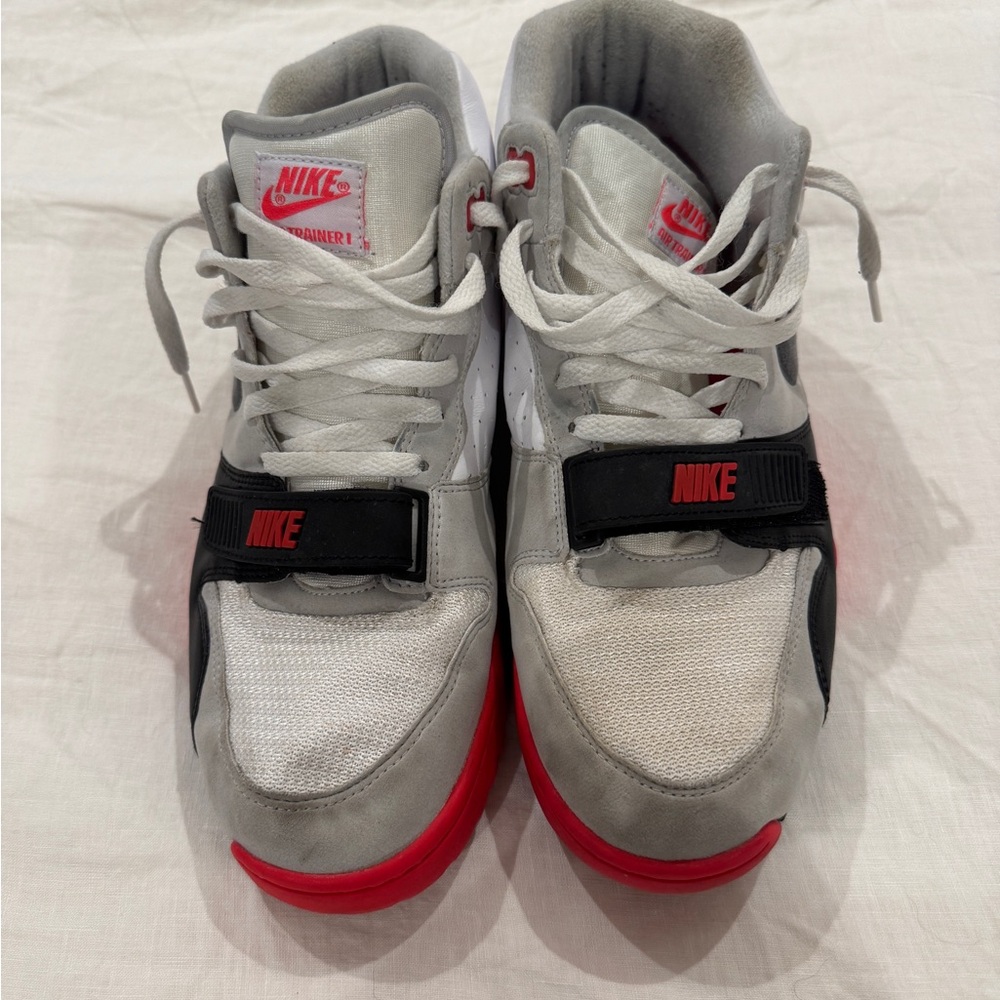 Nike Air Trainer 1 Red, White and Gray Sneakers